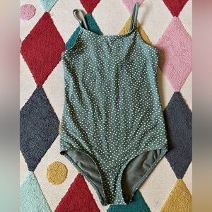 H&M Green Polka Dot Girls Swimsuit